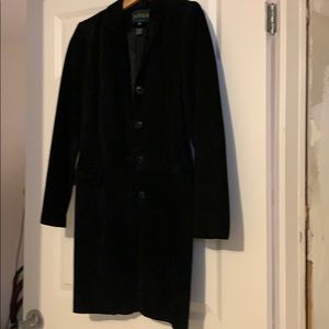 Suede jacket / blazer. Danier. Black. Xsmall